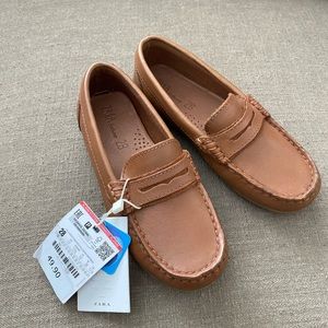 Genuine leather Zara brown loafers / moccasins